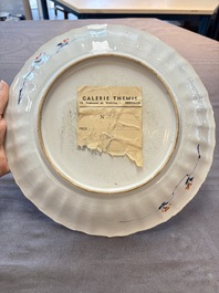 A Chinese famille verte armorial 'Provinces' dish with the arms of Luxembourg, Kangxi