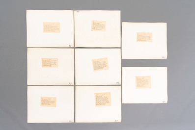 Eight black and white photos on the opening and use of the Ledo or Stilwell Road, dated 1945