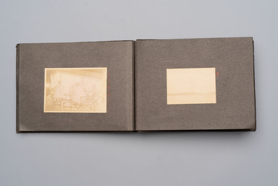 Five photo albums on the Imperial Japanese Navy, compiled by a naval captain, 1919-1940