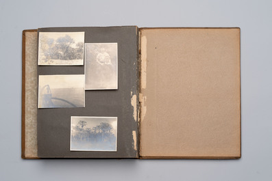 Five photo albums on the Imperial Japanese Navy, compiled by a naval captain, 1919-1940