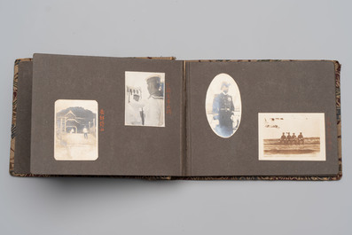Five photo albums on the Imperial Japanese Navy, compiled by a naval captain, 1919-1940