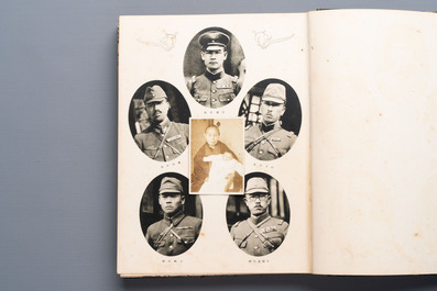 Seven Japanese military commemorative albums on the Second Sino-Japanese War and WWII, 1930-1945