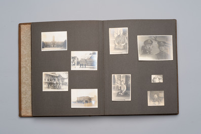 Five photo albums on the Imperial Japanese Navy, compiled by a naval captain, 1919-1940
