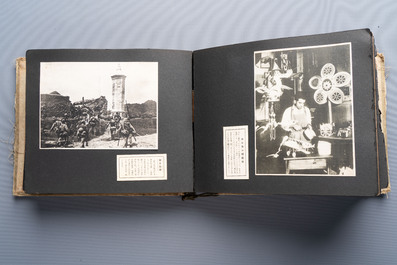 Seven Japanese military commemorative albums on the Second Sino-Japanese War and WWII, 1930-1945