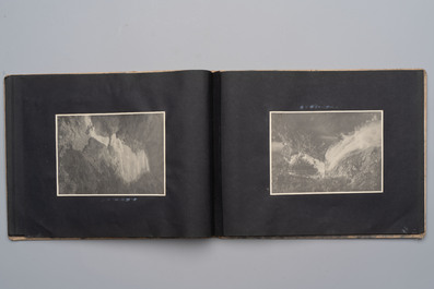 Five photo albums on the Imperial Japanese Navy, compiled by a naval captain, 1919-1940