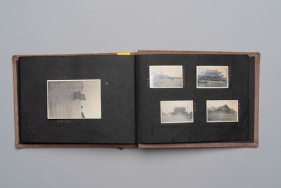 Five photo albums on the Imperial Japanese Navy, compiled by a naval captain, 1919-1940