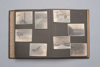 Five photo albums on the Imperial Japanese Navy, compiled by a naval captain, 1919-1940