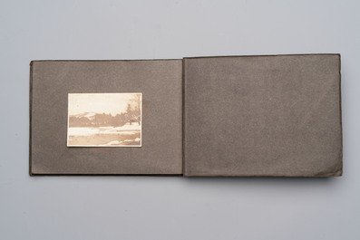 Five photo albums on the Imperial Japanese Navy, compiled by a naval captain, 1919-1940