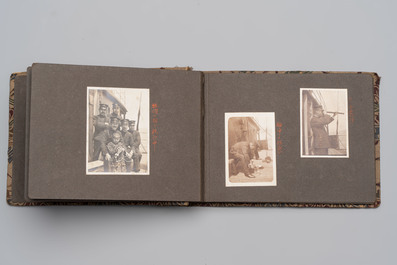 Five photo albums on the Imperial Japanese Navy, compiled by a naval captain, 1919-1940