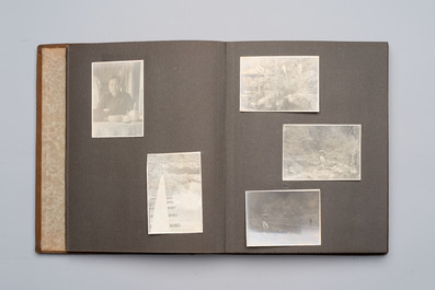 Five photo albums on the Imperial Japanese Navy, compiled by a naval captain, 1919-1940