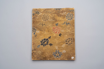 An album of 12 'playing boys' paintings, ink and colour on silk, China, 19th C.