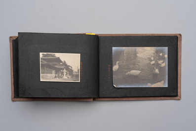 Five photo albums on the Imperial Japanese Navy, compiled by a naval captain, 1919-1940