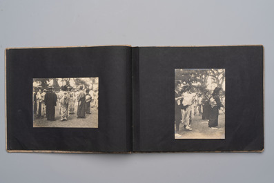 Five photo albums on the Imperial Japanese Navy, compiled by a naval captain, 1919-1940