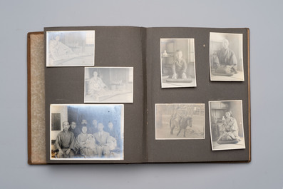 Five photo albums on the Imperial Japanese Navy, compiled by a naval captain, 1919-1940