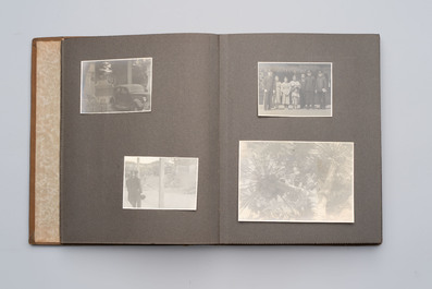 Five photo albums on the Imperial Japanese Navy, compiled by a naval captain, 1919-1940