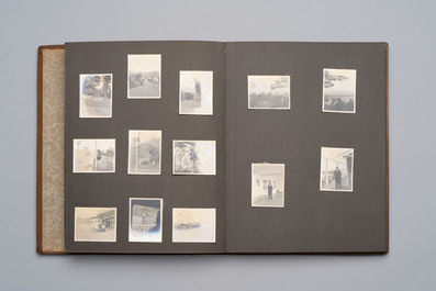Five photo albums on the Imperial Japanese Navy, compiled by a naval captain, 1919-1940