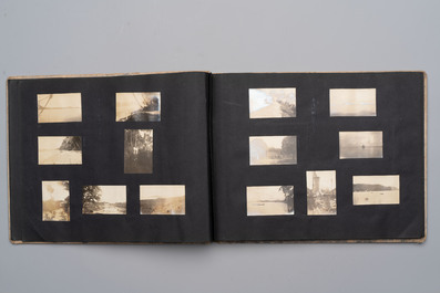 Five photo albums on the Imperial Japanese Navy, compiled by a naval captain, 1919-1940