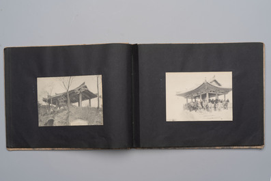 Five photo albums on the Imperial Japanese Navy, compiled by a naval captain, 1919-1940