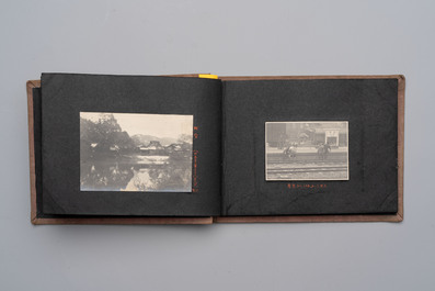Five photo albums on the Imperial Japanese Navy, compiled by a naval captain, 1919-1940