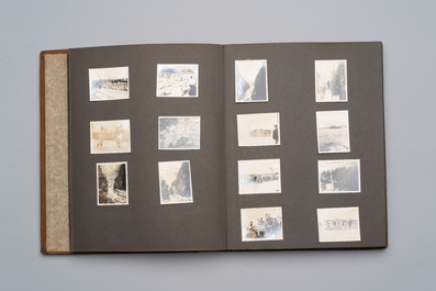 Five photo albums on the Imperial Japanese Navy, compiled by a naval captain, 1919-1940