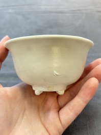 Five Chinese white-glazed 'Hatcher Cargo' shipwreck bowls, Transitional period
