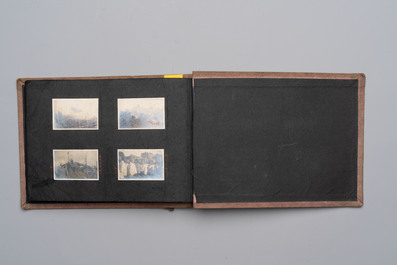 Five photo albums on the Imperial Japanese Navy, compiled by a naval captain, 1919-1940