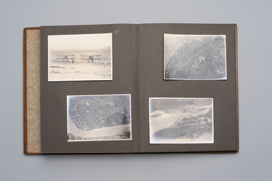 Five photo albums on the Imperial Japanese Navy, compiled by a naval captain, 1919-1940