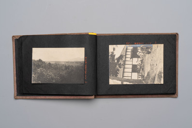 Five photo albums on the Imperial Japanese Navy, compiled by a naval captain, 1919-1940