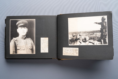 Seven Japanese military commemorative albums on the Second Sino-Japanese War and WWII, 1930-1945