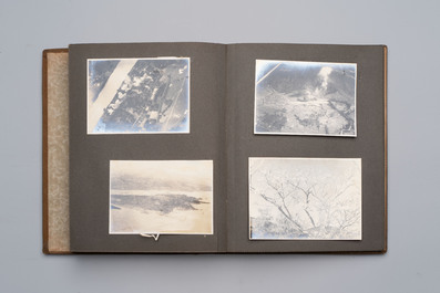 Five photo albums on the Imperial Japanese Navy, compiled by a naval captain, 1919-1940