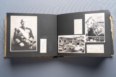 Seven Japanese military commemorative albums on the Second Sino-Japanese War and WWII, 1930-1945