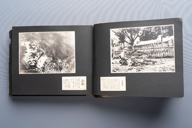 Seven Japanese military commemorative albums on the Second Sino-Japanese War and WWII, 1930-1945