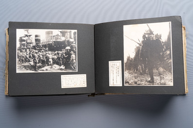 Seven Japanese military commemorative albums on the Second Sino-Japanese War and WWII, 1930-1945