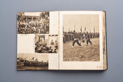 Seven Japanese military commemorative albums on the Second Sino-Japanese War and WWII, 1930-1945