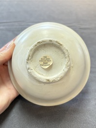 Five Chinese white-glazed 'Hatcher Cargo' shipwreck bowls, Transitional period