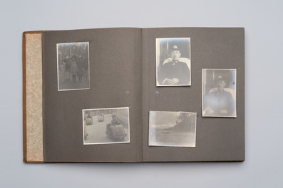 Five photo albums on the Imperial Japanese Navy, compiled by a naval captain, 1919-1940