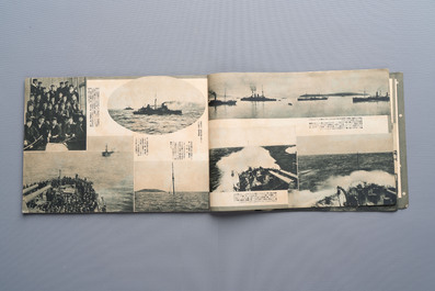 Seven Japanese military commemorative albums on the Second Sino-Japanese War and WWII, 1930-1945