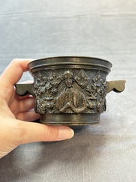 A French bronze mortar, 17th C.