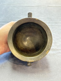 A French bronze mortar, 17th C.