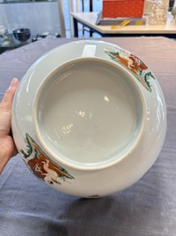 A Chinese famille rose armorial bowl with the arms of Troutbeck for the English market, Qianlong, ca. 1775