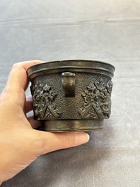 A French bronze mortar, 17th C.