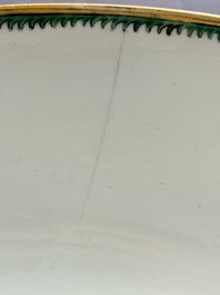 A Chinese famille rose armorial bowl with the arms of Troutbeck for the English market, Qianlong, ca. 1775