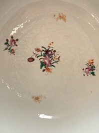 A Chinese famille rose armorial bowl with the arms of Troutbeck for the English market, Qianlong, ca. 1775