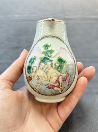 Five varied Chinese famille rose export wares, Qianlong