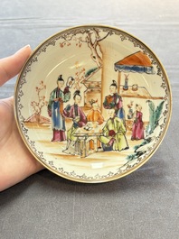 A varied collection of 11 Chinese famille rose wares, Qianlong