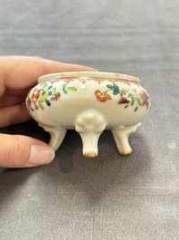 A varied collection of 11 Chinese famille rose wares, Qianlong