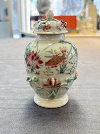A varied collection of 11 Chinese famille rose wares, Qianlong