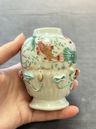 A varied collection of 11 Chinese famille rose wares, Qianlong