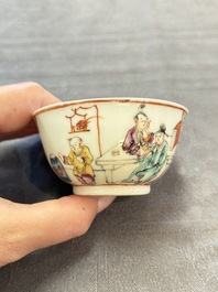 A varied collection of 11 Chinese famille rose wares, Qianlong
