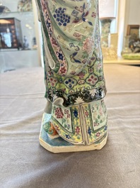 A Chinese famille rose figure of Shoulao, 19th C.